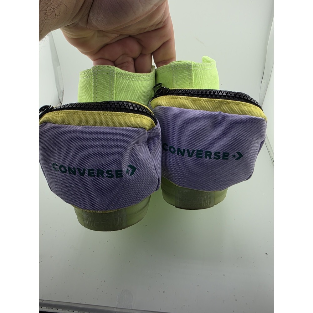 Converse Chuck Taylor All Star Buckle Up High Top Neon Jelly Green M7.5 W9.5 - Picture 11 of 12